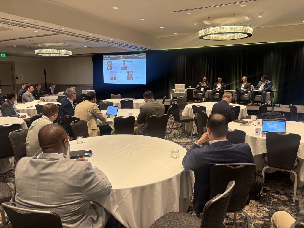 Darshan Honale speaking at the Southeast LP Summit in Atlanta on private markets, diligence, and the evolving role of AI in allocator workflows.
